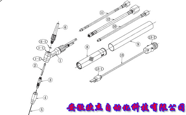 AW-18水冷焊槍分解圖及零件規(guī)格型號(hào)